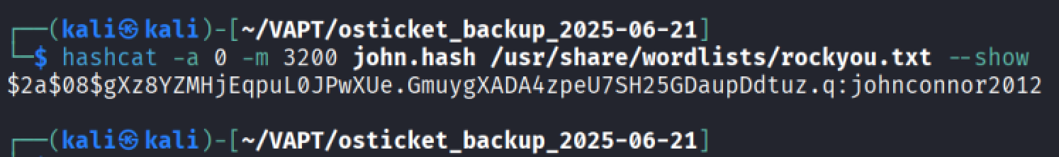 Hashcat john