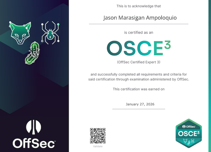 OSCE3 Cert
